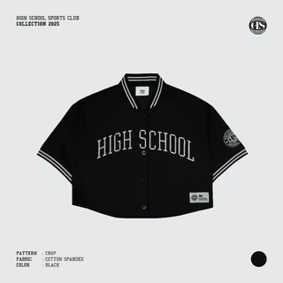 Highschool Sports Collection 2025 Crop baseball เสื้อเบสบอลครอป - OTG24571