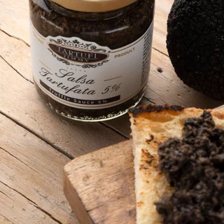 Tartufi Jimmy Truffle Sauce ทาร์ทูฟี่ จิมมี่ ซอสทรัฟเฟิลพร้อมรับประทาน (180g)