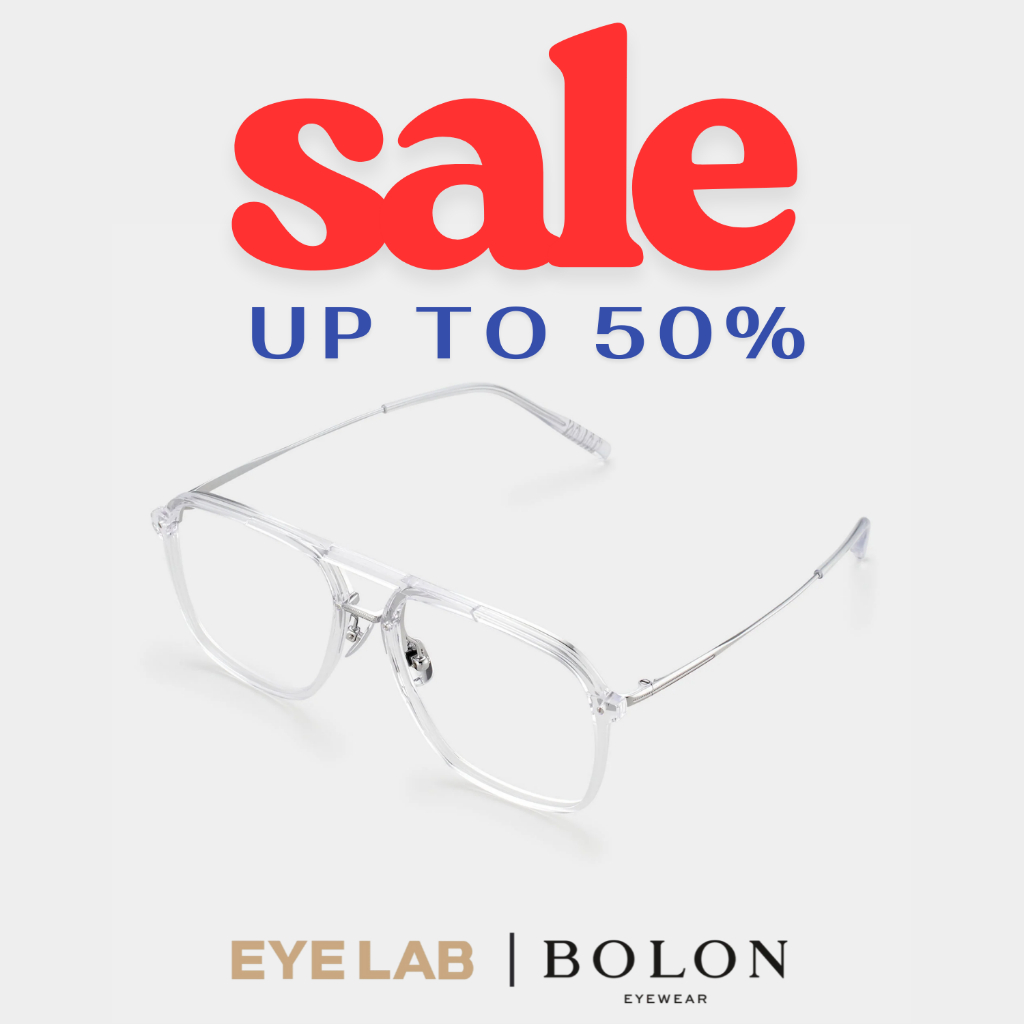 SALE 50% BOLON HONGDAE BT6021 B90 / กรอบแว่นตา / กรอบแว่นแบรนด์ / โบลอน / แว่นกรองแสงออโต้ / แว่นสาย