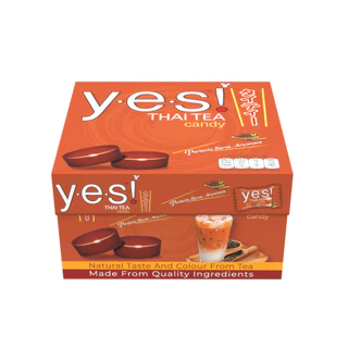 Yes! ลูกอม รสชาไทย Thai Tea 79.2กรัม/กล่อง
