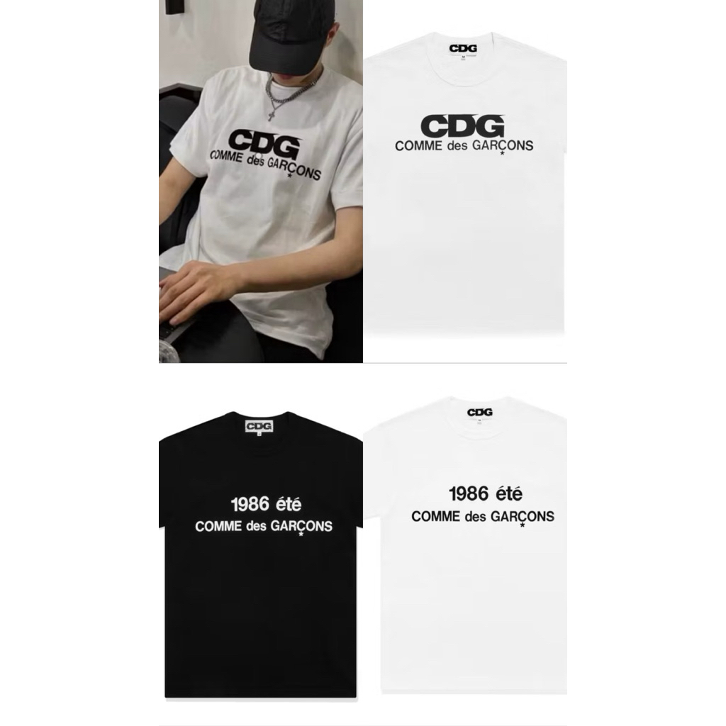 แท้ เสื้อยืด CDG comme des garcon T-Shirt (ของแท้ 100%)