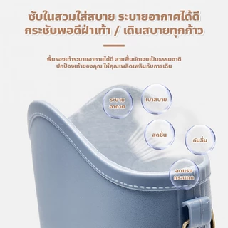 chishop รองเท้าบูทยางผู้หญิง สไตล์แฟชั่นเกาหลี กันน้ำได้ ทนต่อการสึกหรอ