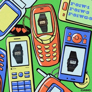 {[FLASH SALE]} Casio F-91 series ของแท้ประกัน CMG