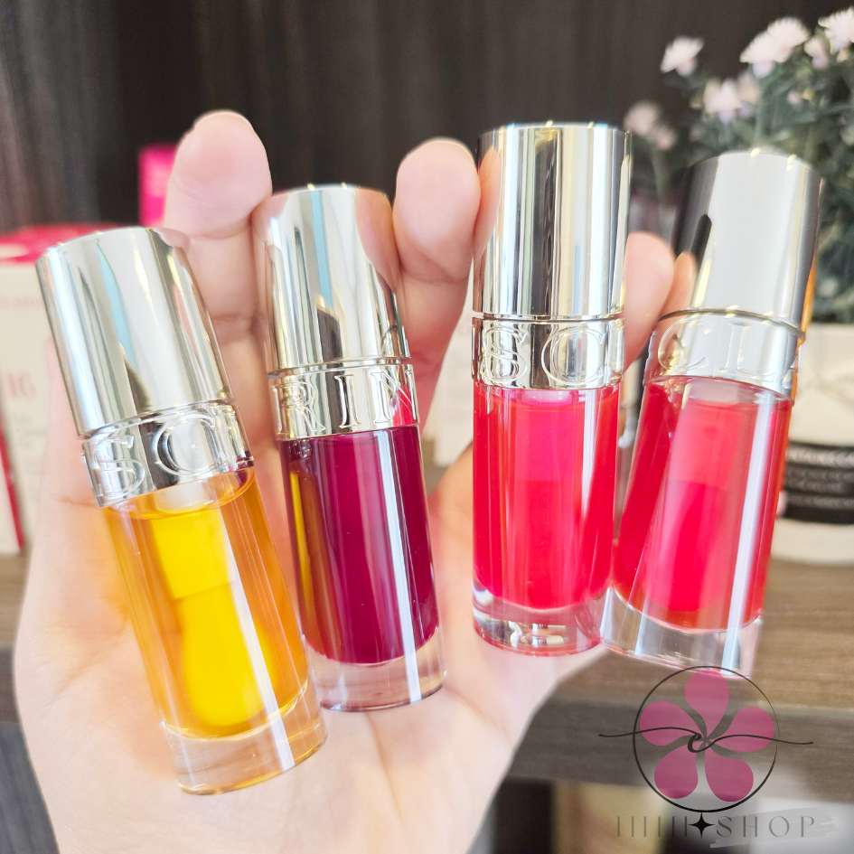 เหลือ 736฿ โค้ด [เก็บโค้ดหน้าร้าน]🔥ป้ายไทย🔥CLARINS Lip Comfort Oil