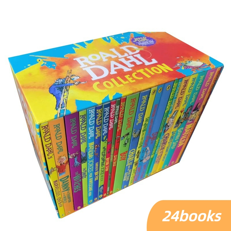 Roald Dahl English Children's Literature Story Books (24 Volumes)