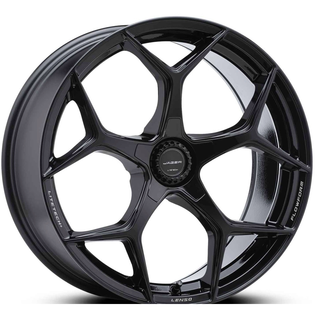 ล้อแม็กซ์ Lenso Jager Vamos5 LITETECH+ สีดำ 9-20นิ้ว 5รู114 ET35 [21932]