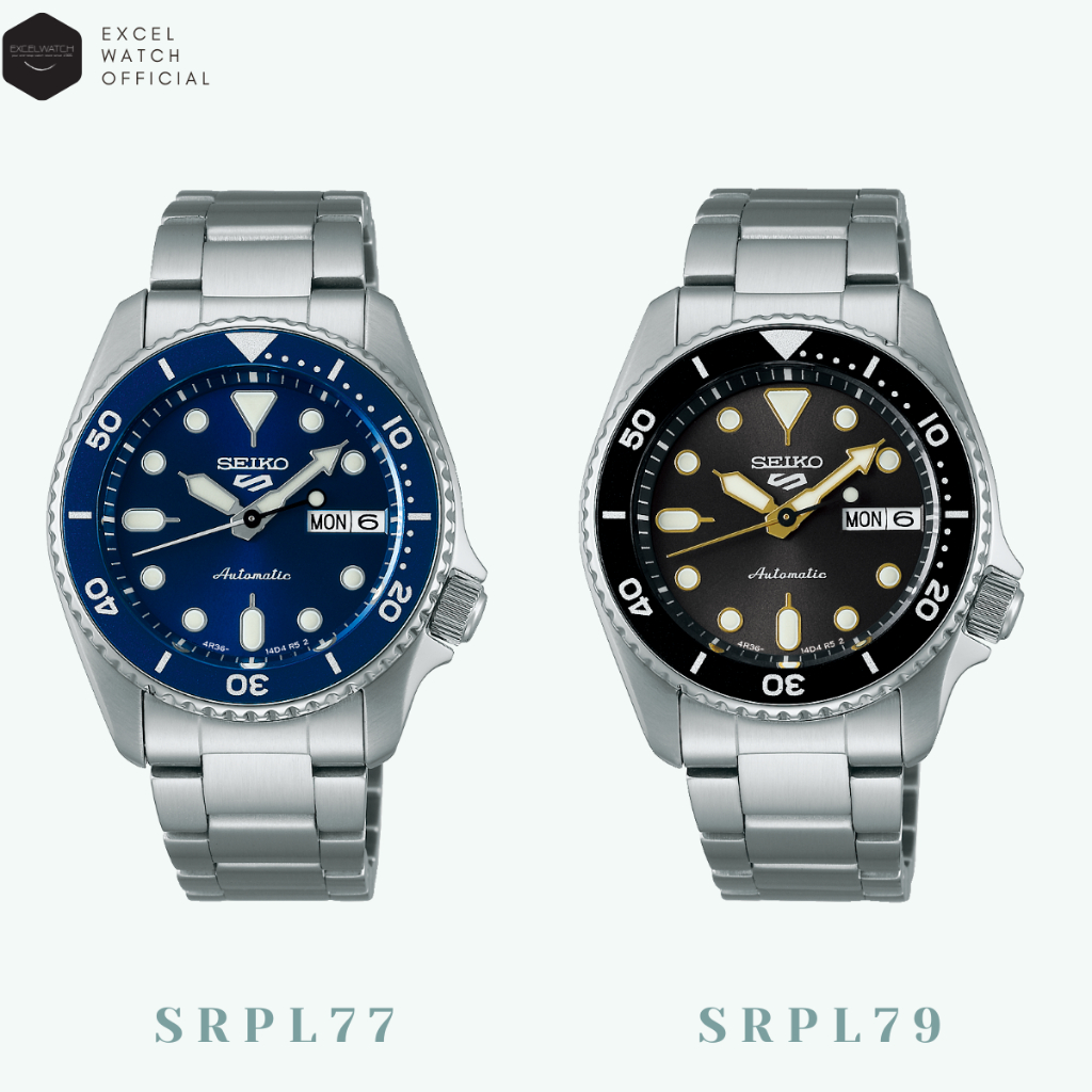 [ Excel Watch ] นาฬิกา SEIKO ไซโก้ 5 Sports SKX Series รุ่น SRPL77K SRPL79K หน้าปัด 38 mm.