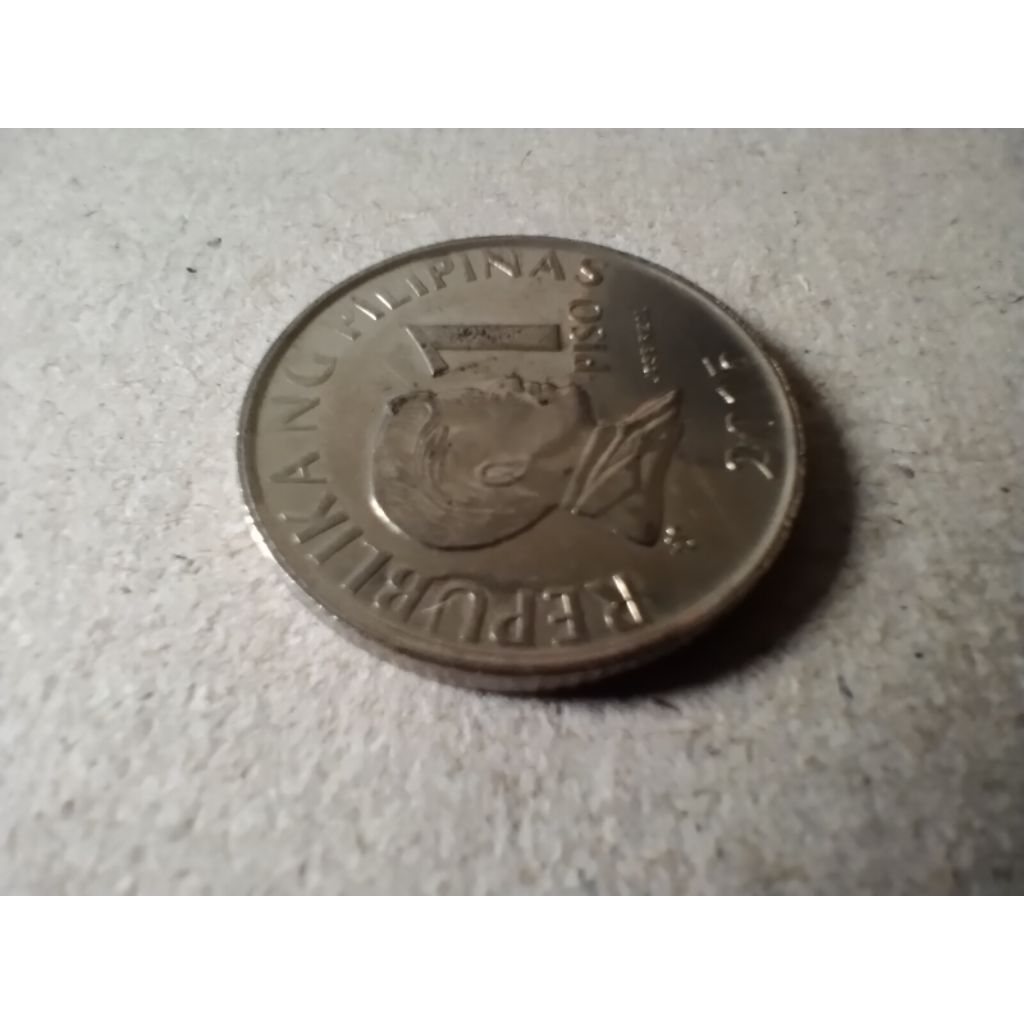 เหรียญ 1 เปโซฟิลิปปินส์ (Philippine one-peso coin) ของประเทศฟิลิปปินส์ ปี2015
