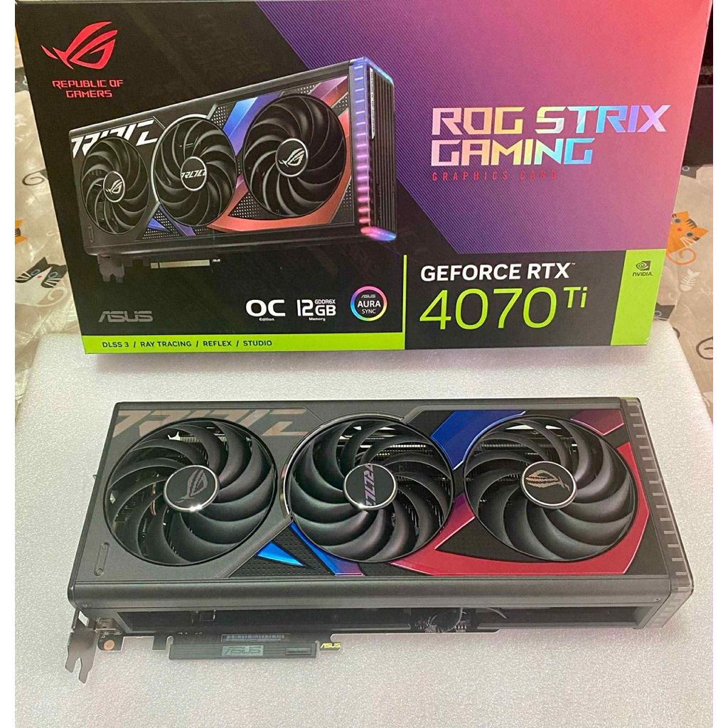 RTX4070ti Rog Strix มือ2 ประกันไทย