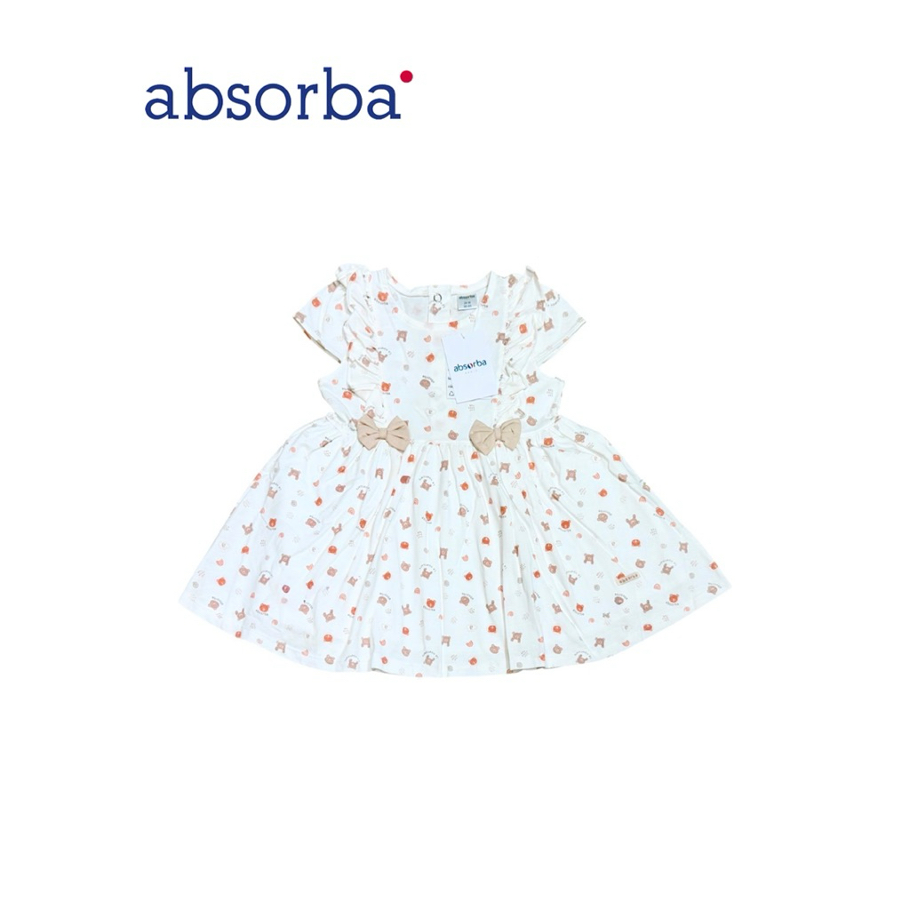 Absorba New Collection แอ๊บซอร์บา ชุดเดรสกระโปรง ลายใหม่ ลูกสาว สำหรับเด็ก Size 6เดือน,12เดือน,24เดือน