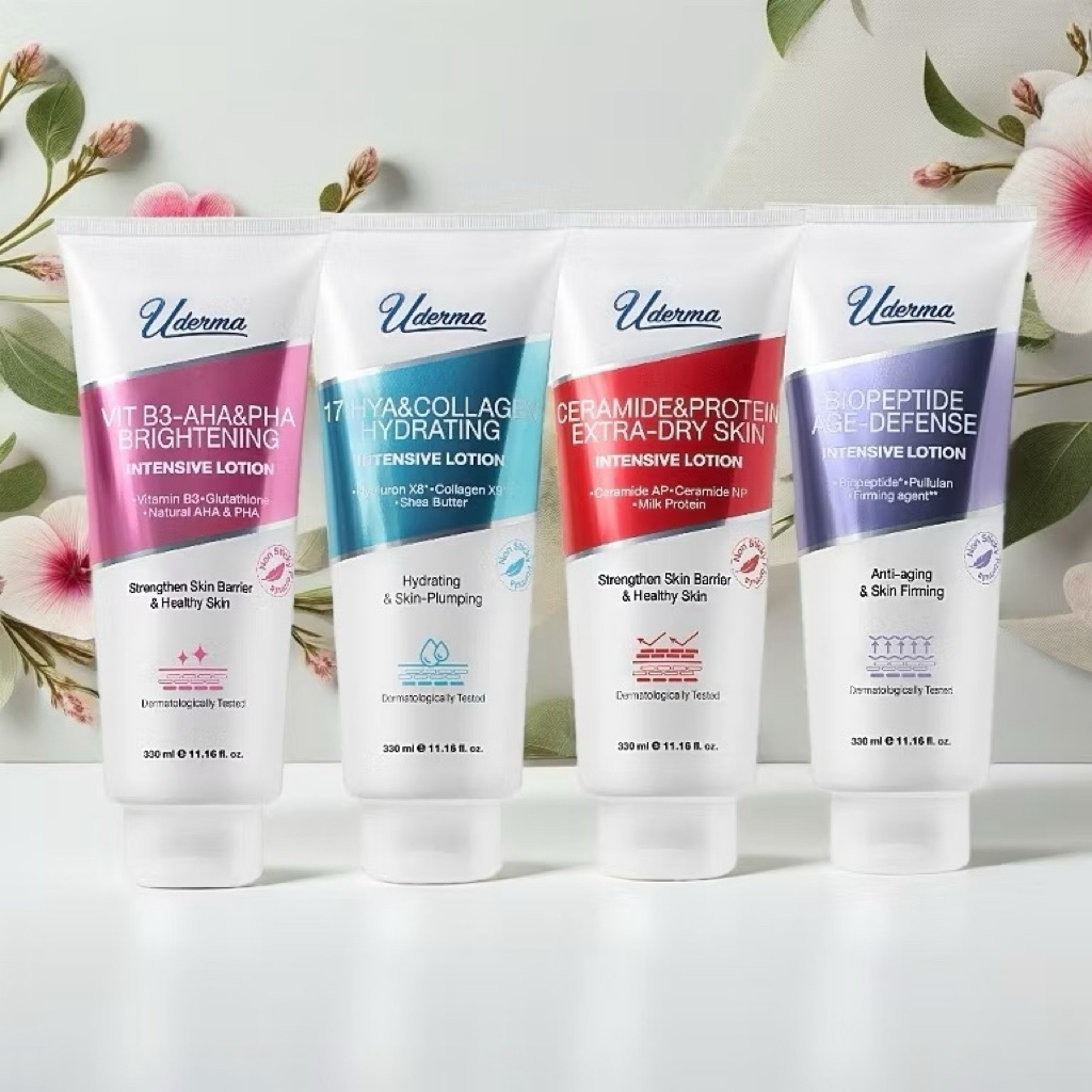 Uderma Intensive Lotion สูตรเข้มข้น ตอบโจทย์ ปัญหาผิวกาย 330 ml.