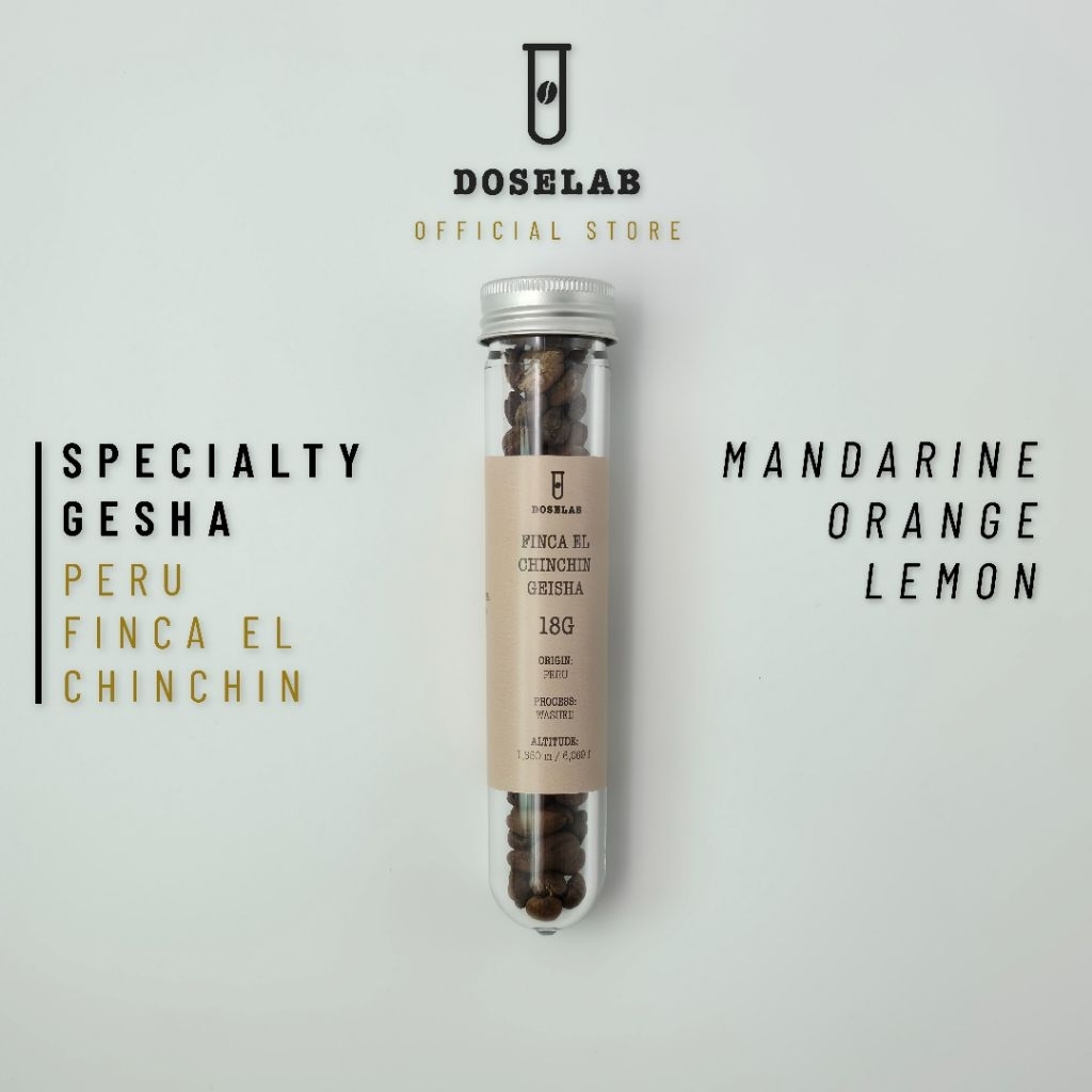 DOSELAB Coffee — Specialty Gesha Peru Finca El Chinchin 100g