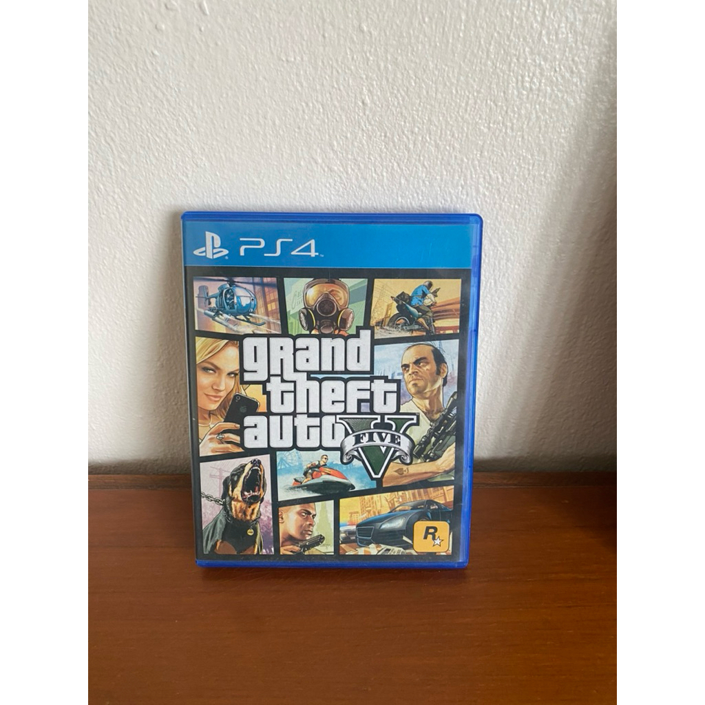 แผ่นมือสอง PS4 GTA5 พร้อมส่ง มือ2 สภาพดี(Z3/Asia)