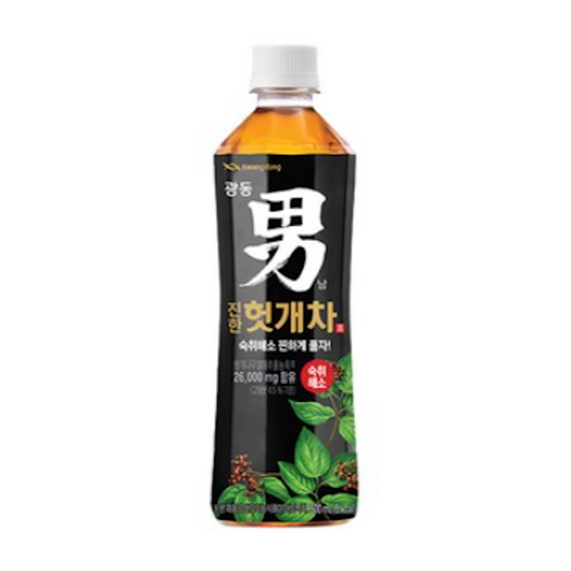 Kwangdong Hovenia Dulcis Tea 500ml / ชาเก๊กฮวยฮวาเก๋ง Kwangdong 500ml / 광동 헛개나무차 500ml