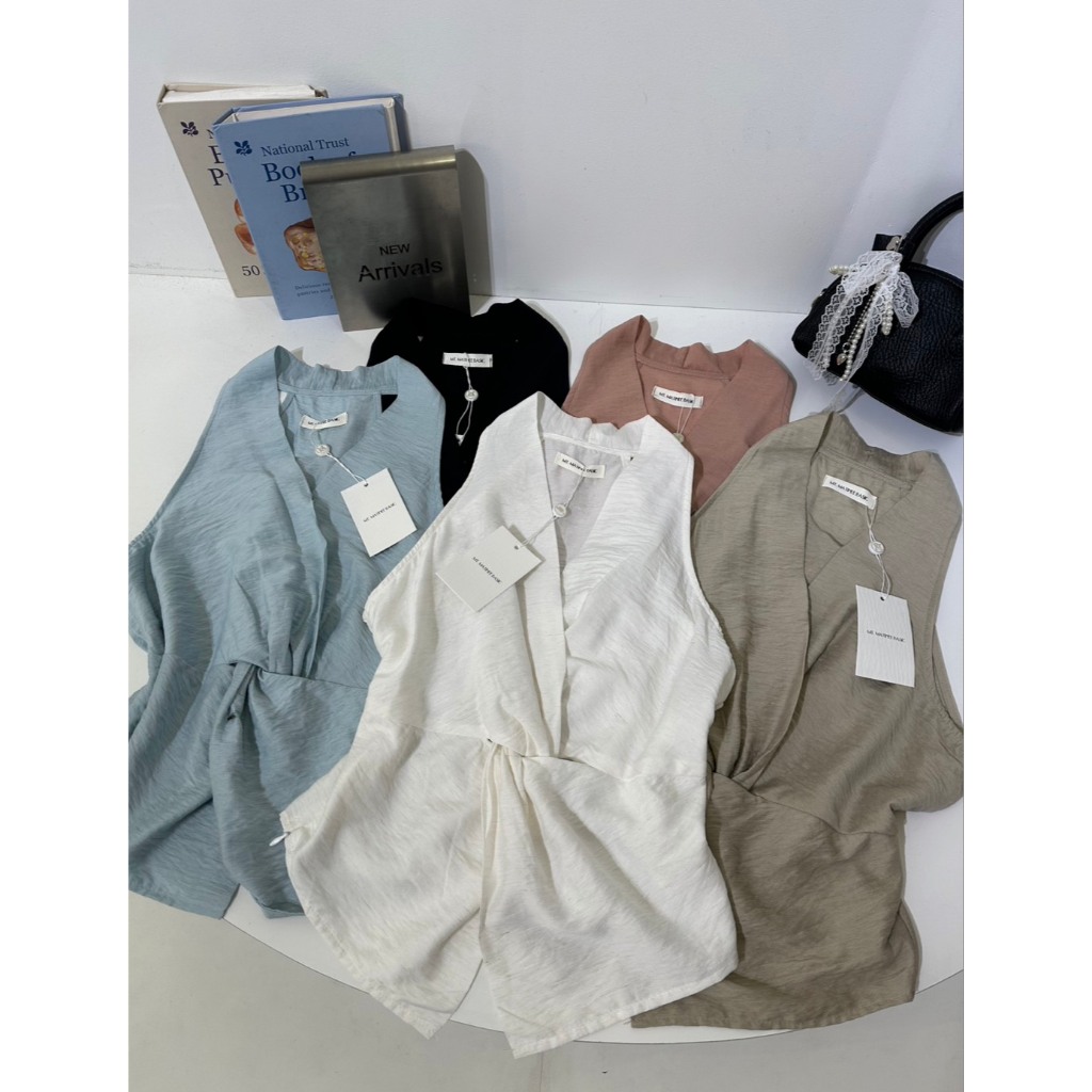 MATINEE M1948 เสื้อแขนกุดเย็บมัดหน้าทรงสวย สวยเก๋มีสไตล์ ใส่ง่ายได้ทุกโอกาส - รูปที่ 2