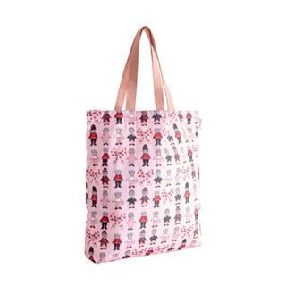 Cath Kidston Female Foldaway Tote London Dogs Pink