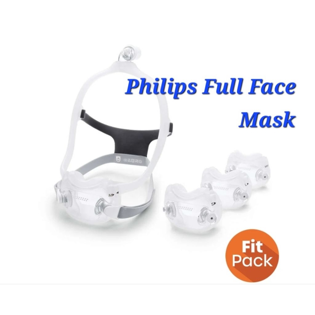 Philips Respironics Dreamwear Full Face Mask Fitpack Med Frame /หน้ากากรุ่นหมอนรองจมูกและครอบปาก ครบทุกไซส์ *ส่งด่วน