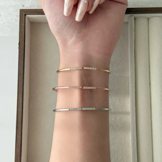 Socrush.bkk | GLITZIE BANGLE | SB-001 | กำไลข้อมือ กำไล เพชร