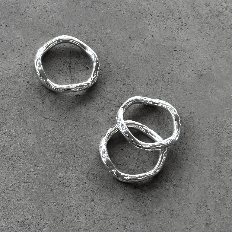 (ring,แหวน) : BOLD GUSH RING SILVER925 /  แหวนเงินแท้  925 (ราคาต่อวง) |  YOUR WISHLIST