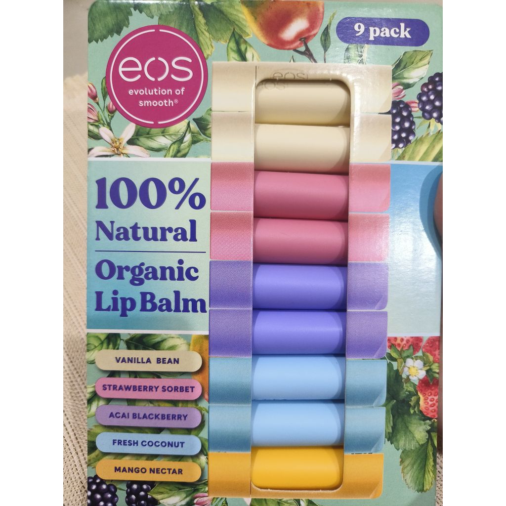 แยกขาย eos 100% natural organnic lip balm  ลิปปาล์มแบบแท่ง