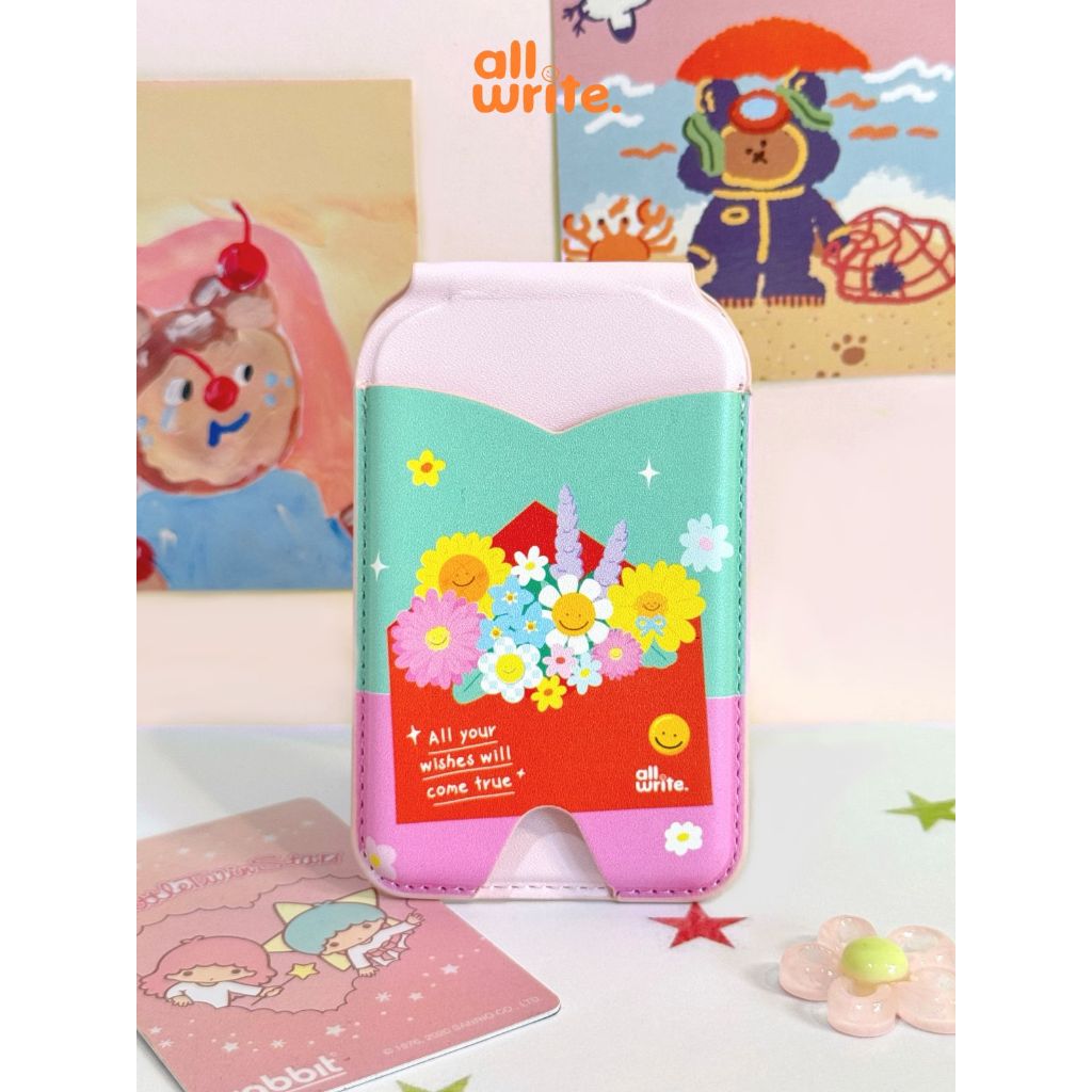 allwrite Card wallet Magnetic กระเป๋าใส่บัตรแม่เหล็กแปะหลังสำหรับ iPhone ราคา ถูกที่สุด ดีลบีเคเค แกลเลอรีภาพที่ 9