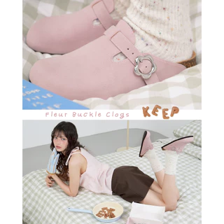 รองเท้ารุ่น Fleur Buckie Clogs by keep (Pre-Order)