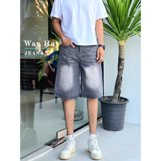 กางเกงยีนส์ขาสั้น 5 ส่วน ผ้านิ่ม สีสวย พร้อมส่งในไทย สำหรับ Men's Fashion Jeans