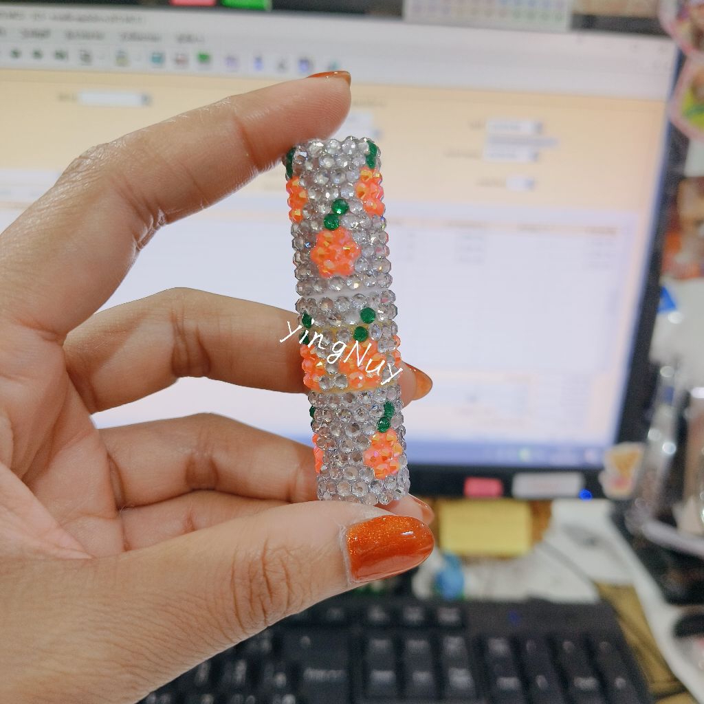 ยาดมโป๊ยเซียน ยาดมโป๊ยเซียนแต่งเพชร มีใส้พร้อมดม พร้อมส่ง - รูปที่ 7