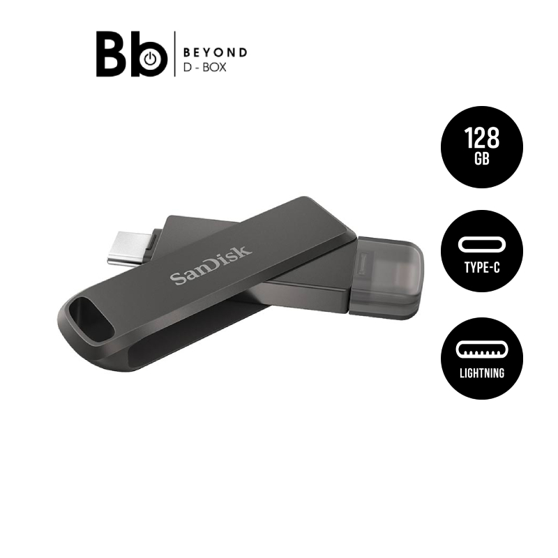 แฟลชไดร์ฟ SanDisk iXpand Luxe 128GB by BB Beyond D-Box