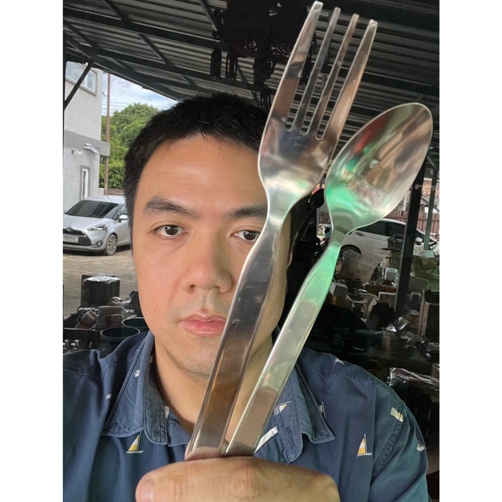 ช้อนส้อมสแตนเลส ช้อนแบบหักยาก ช้อนร้านคาเฟ่ หนา2mm เกรด430 ที่มีความแข็งแรงและทนทาน ไม่เป็นสนิมง่าย ความยาวประมาณ 19 ซม.