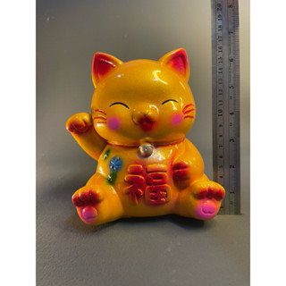 กระปุกออมสินแมวกวักเรียกเงินทองไซต์เล็กพร้อมจัดส่งมีบริการเก…