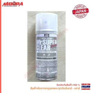 MR HOBBY SOLVENT BASED SUPER CLEAR B513 B522 (เงา), B514 B523 (ด้าน), B516 (กึ่งเงากึ่งด้าน) 170 ml. 513 514 516 522 523