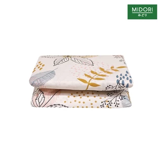 [Clearance Sale] MIDORI Home รุ่น Tempo Gold ชุดเครื่องนอน ลาย Garden พิเศษมุมผ้าปูสูง 12 นิ้ว