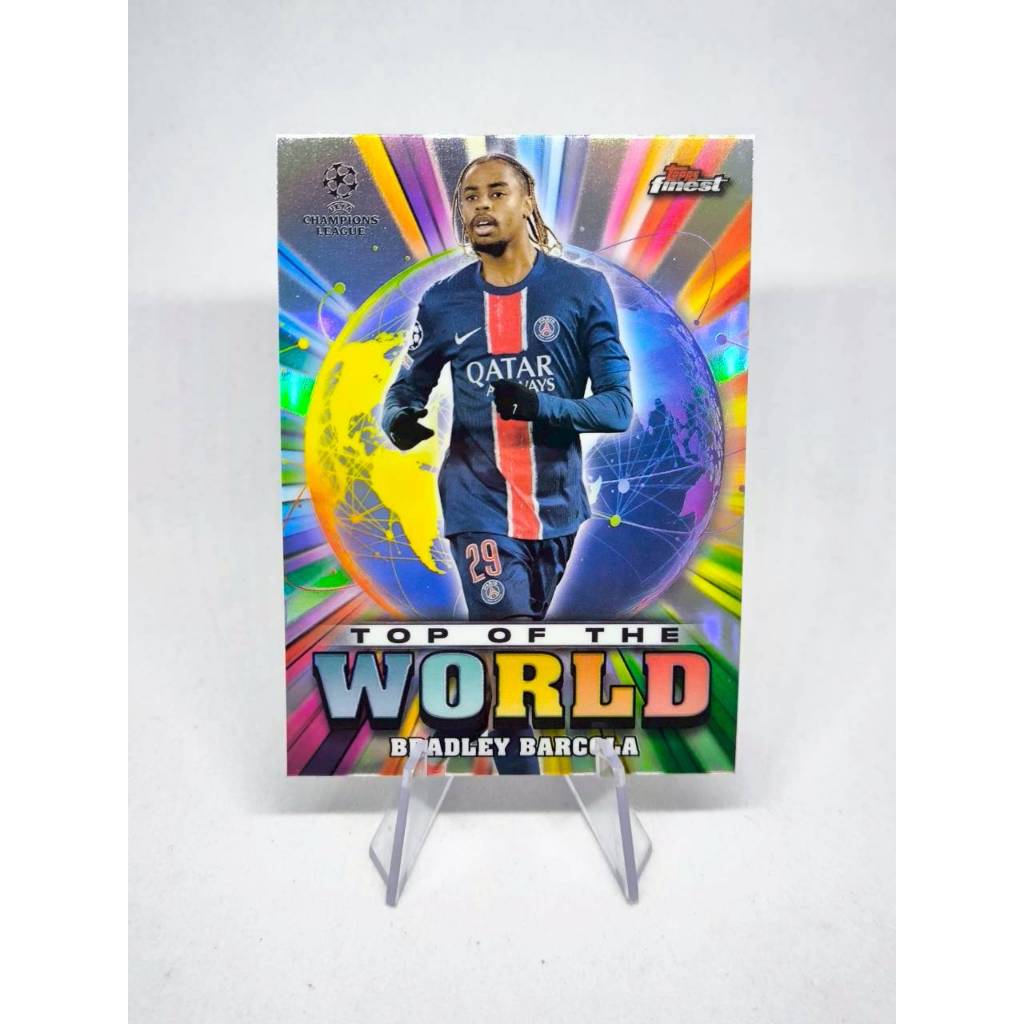 การ์ดฟุตบอล Topps Finest UEFA Club Competitions Top of The World Soccer Insert 2024-25 ราคา ถูกที่สุด ดีลบีเคเค แกลเลอรีภาพที่ 8