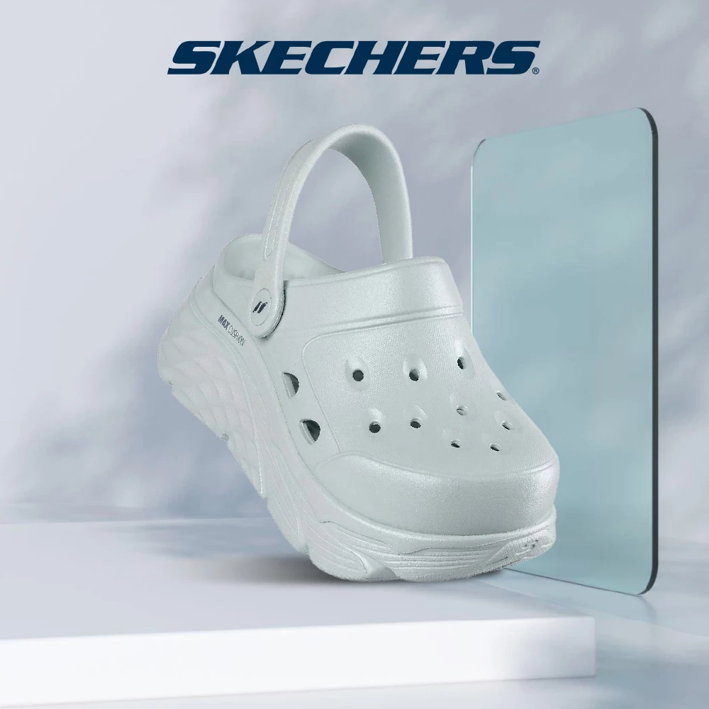 Skechers สเก็ตเชอร์ส รองเท้าผู้หญิง Women Foamies Max Cushioning Foamies Shimmer Shoes - 111657-SAGE