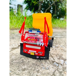 รถดั้มโมเดล 6 ล้อจีก้า รถดั้มแต่งซิ่งเล่นมือ มีกระจก ฝาครอบ …