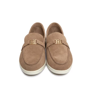 O&B รองเท้าหนังกลับ รุ่น ROMEO LOAFERS IN MOCHA MOUSSE-11218SU11694F_F5BRXX