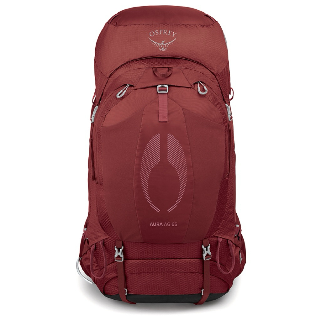 รับหิ้วจากสวีเดน เป้เดินป่า Osprey Aura AG 65L (Women's)สีBerry Sorbet Redไซส์ M/LและXS/S รับประกันต