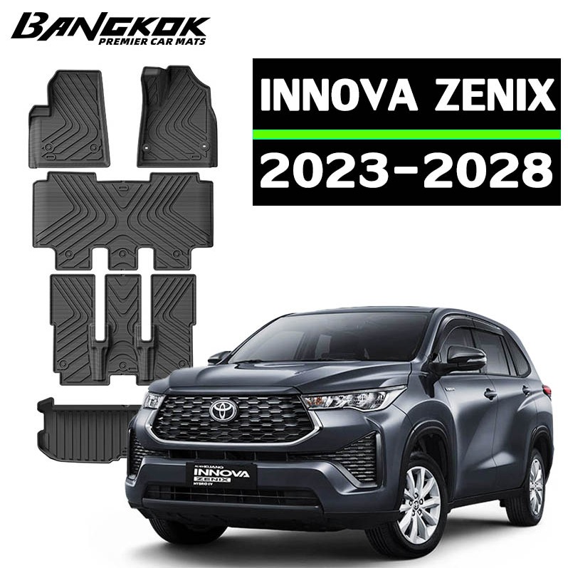 【ส่งไวจาก กทม】TOYOTA INNOVA ZENIX [2023-ปัจจุบัน] พรม พรมปูพื้นรถยนต์ พรมปูพื้น กันลื่นทนต่อการสึกหรอ ทำความสะอาดง่า