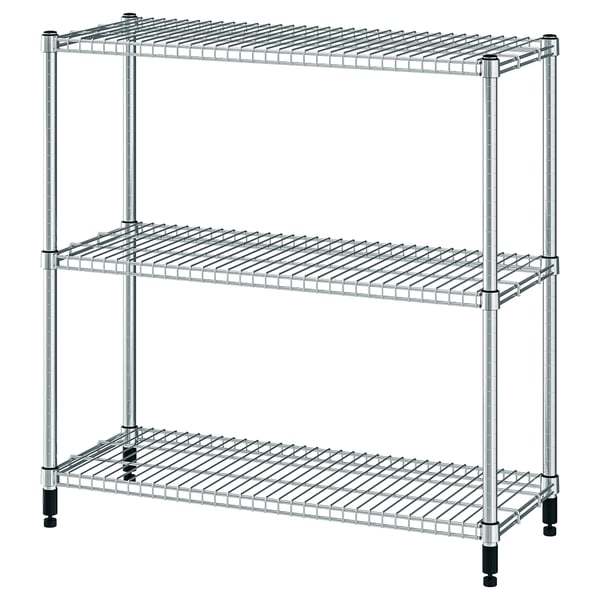 ชั้นวาง 3 ชั้น อูมาร์ ชั้นวางของ กัลวาไนซ์ 92x36x94 ซม. OMAR Shelving unit galvanised 92x36x94 cm