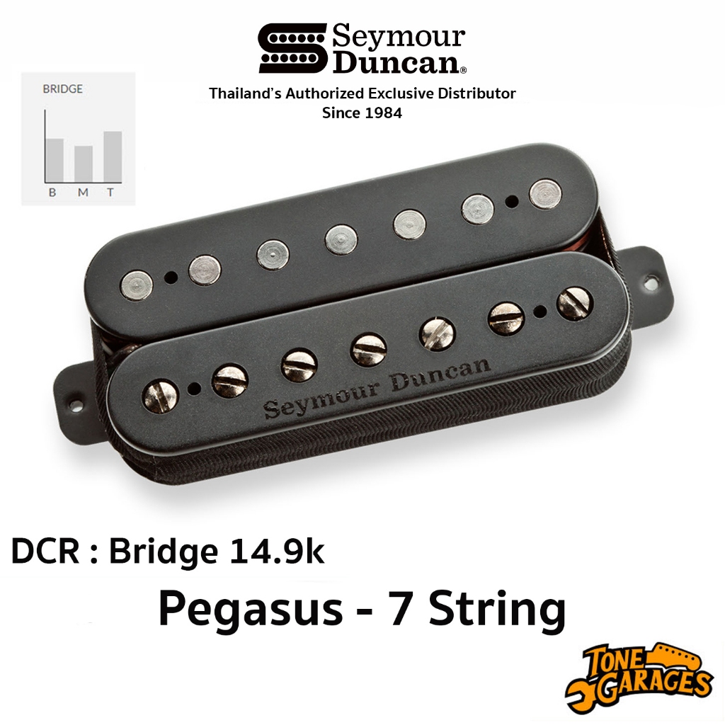 Seymour Duncan Pegasus Humbucker Pickup 7 String ปิ๊กอัพ ฮัมบัคเกอร์ กีต้าร์ไฟฟ้า 7 สาย