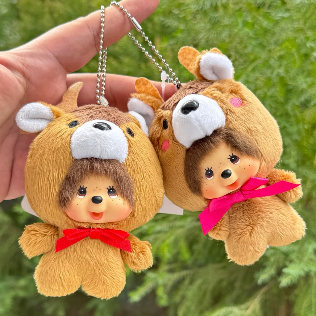 (พร้อมส่ง💥)พวงกุญแจม่อนชิชิกวางนาราของแท้100%