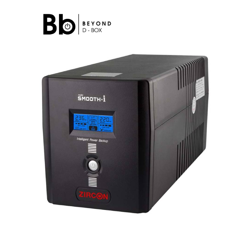 เครื่องสำรองไฟ ZIRCON UPS Smooth-I 2000VA/1200W by BB Beyond D-Box