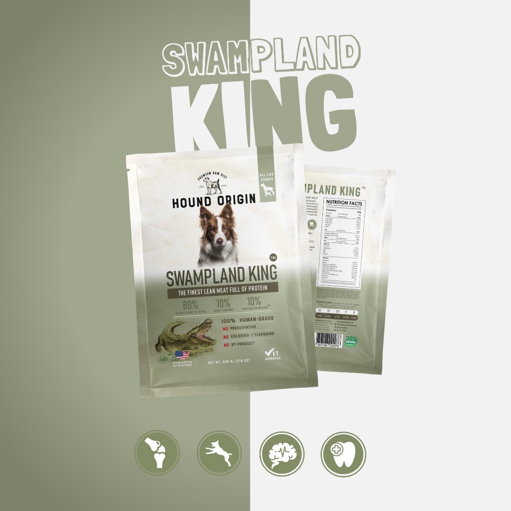 Hound Origin Dog BARF - Swampland King - 500 g.