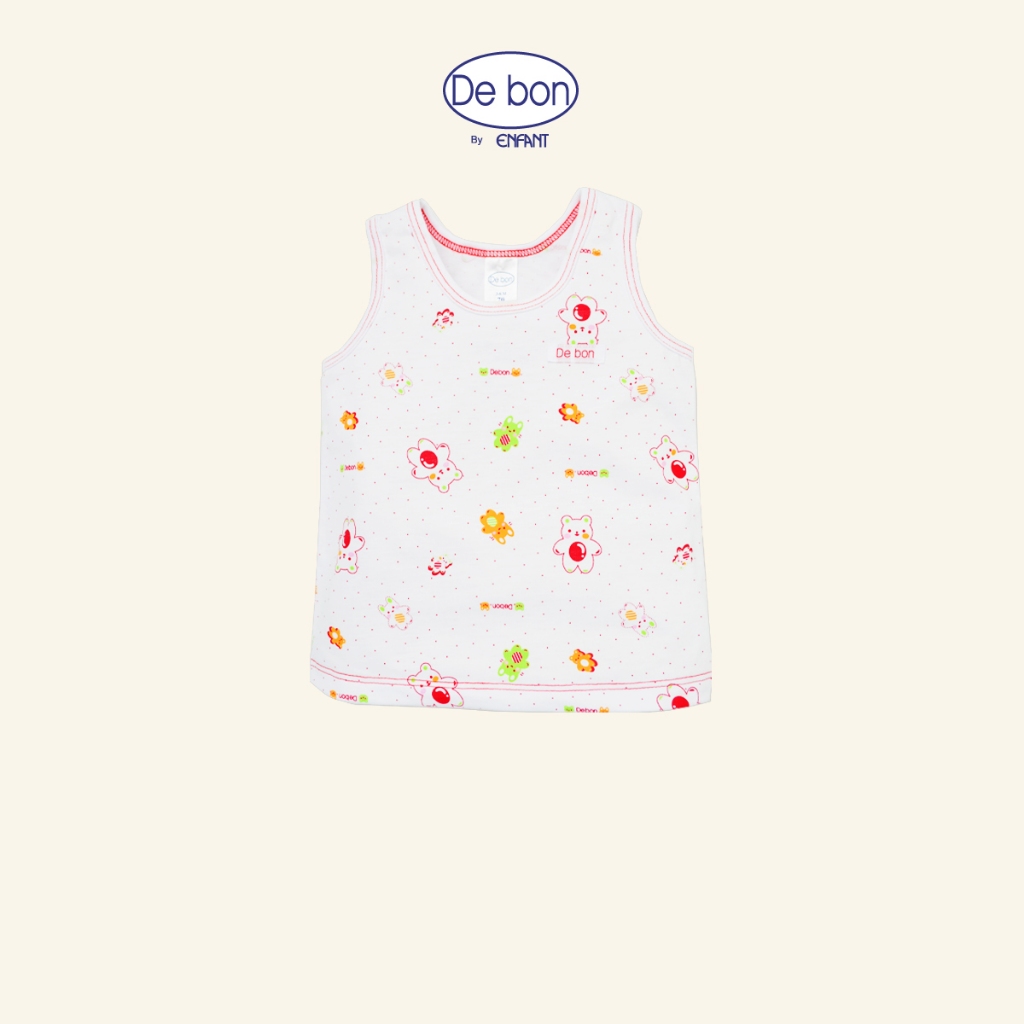 Debon by Enfant เสื้อกล้ามเด็ก สำหรับเด็ก 12-24 เดือน คอลเล็กชั่น Bearry and the rabbit สีชมพู