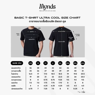เสื้อโคตรเย็น Basic T-Shirt Ultra Cool Mynds รุ่น Regular โคตรเย็น Unisex โทนสีพาสเทล