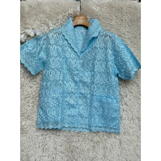 เสื้อลูกไม้ผู้ใหญ่สูงอายุ S M L XL ไซส์ จัมโบ้ LL LLL