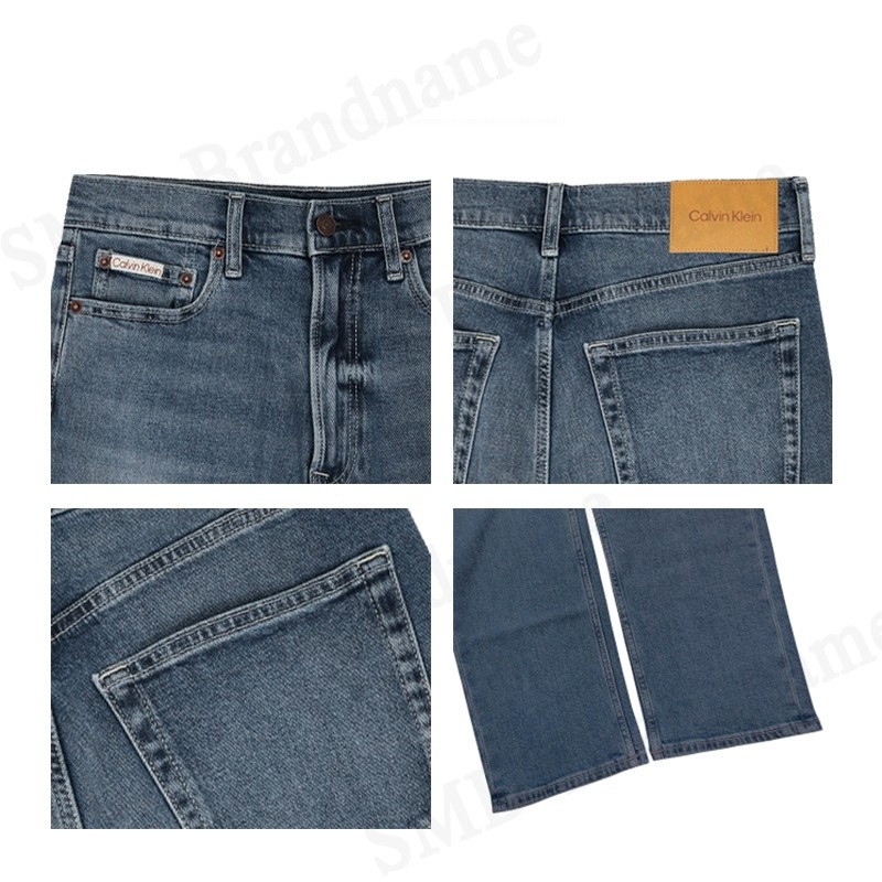 Calvin Klein กางเกงยีนส์ รุ่น Men’s Standard Straight Fit Jeans Code: 40TM732 587 ราคา ถูกที่สุด ดีลบีเคเค แกลเลอรีภาพที่ 3
