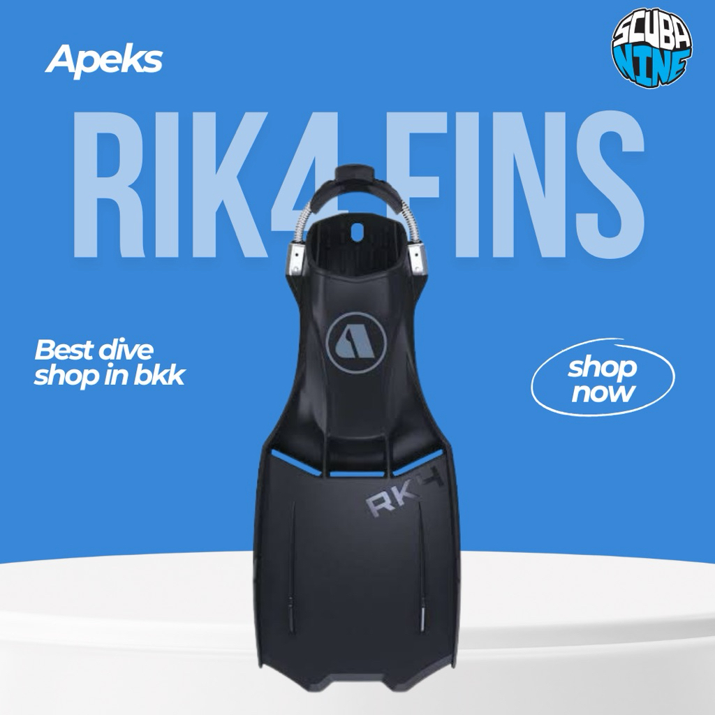 apeks rk4 ฟินดำน้ำ แบบ open heel รุ่นใหม่