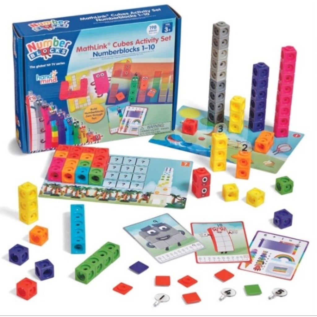[มีส่งด่วน] Numberblocks Mathlink Cubes 1-10 Activity Set ของเล่น ชุดลูกบาศก์ นัมเบอร์บล็อก